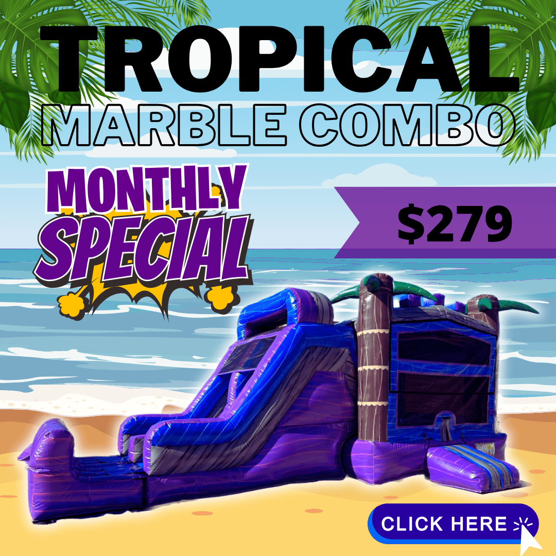 CruzPartyRentals Bounce Houses.zip Tropical Marble Special Home