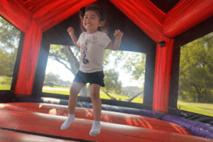 having fun Bounce house rental Sugar Land, TX